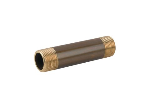 Нипел тръбен L=150mm жълт месинг