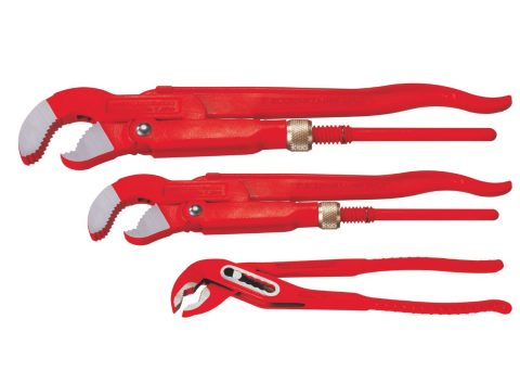 Комплект тръбни  ключове 1, 1 1/2" + раздвижен ключ SP 10”