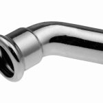 Прес коляно нипел 45° поцинковано KAN THERM STEEL
