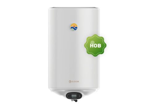 Хибриден Бойлер ЕЛДОМ 80л 550W + 1 500W емайлиран, голям диаметър, с интелигентно Wi-Fi електронно управление
