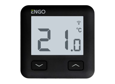 ENGO Термостат жичен черен работи и с Wi Fi (приложение ENGO/TUYA) захранване 230V подходящ за подово, отопление