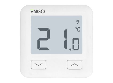 ENGO Термостат жичен бял работи и с Wi Fi (приложение ENGO/TUYA) захранване 230V подходящ за подово, отопление