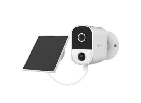 ENGO Смарт Wi-Fi камера с батерия и соларен панел, захранване 5V DC USB Typ C, външна употреба