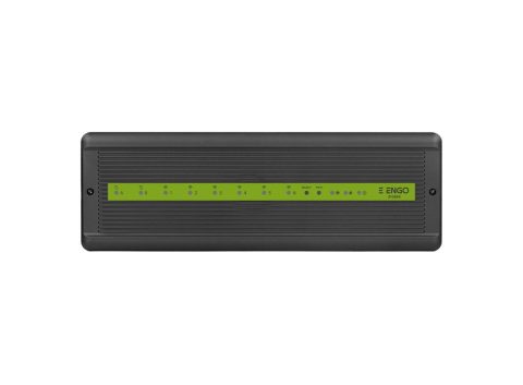 ENGO Клемна шина с 6 безжични зони ZigBee + 2 жични зони, вграден модул за помпа и котел 230VAC