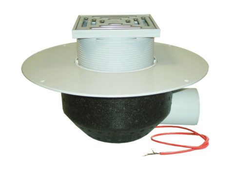 HL64.1BP/1 Воронка странично оттичане ф110, с PVC-фланец , нагревател 230V (10-30 Wat), за обитаем по- крив