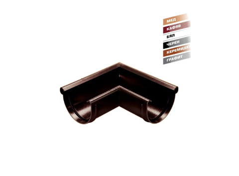 KANION PVC Ъгъл външен 100мм х 135° кафяв