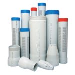 PVC сондажна тръба плътна ф160х7,7 с муфа и резба L=4000мм