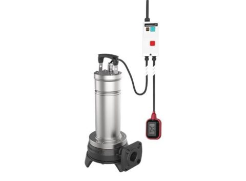 Grundfos Потопяема помпа с мелница и поплавък UNILIFT APG.40.10.A3 3x400V