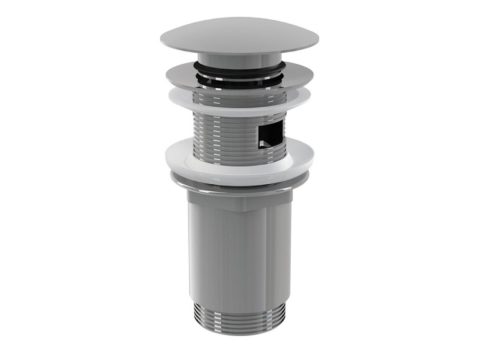 ALCA Витло за сифон месинг изваждащ CLICK-CLACK с преливник 11/4″ хром A392C