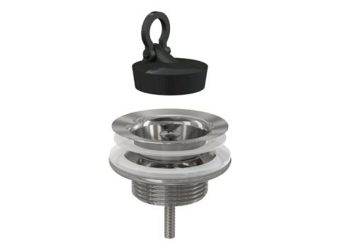 Alca Витло за сифон месинг с неръждаема решетка ф63х11/4″ тапа A439