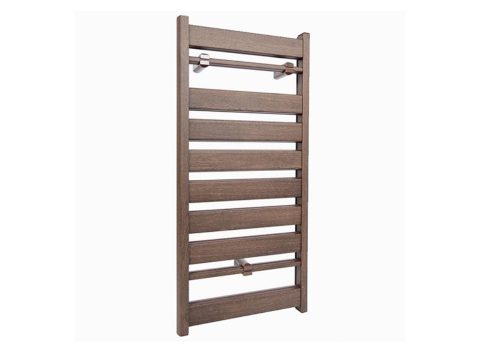 Altherm Алуминиева лира за баня дърво орех 500/1400 LUXE Wood