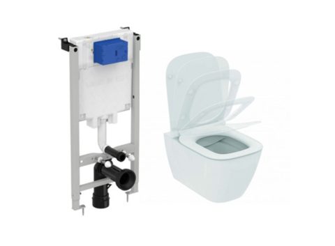 Ideal Standard ProSys ECO 2.0M I.Life B Структура за вграждане с конзолна тоалетна чиния RimLS+