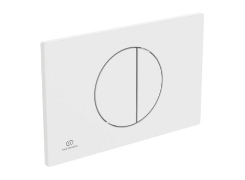 IDEAL STANDARD OLEAS M5 Механичен бутон за структура 230х150х7,5мм за тоалетна, бял R0503AC