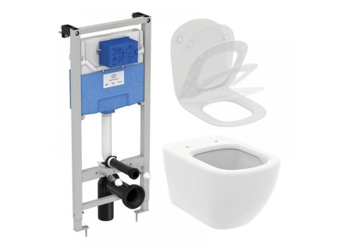 Ideal Standard ProSys 120M / Tesi Структура за вграждане с конзолна тоалетна чиния 530х360мм AquaBlade T386801