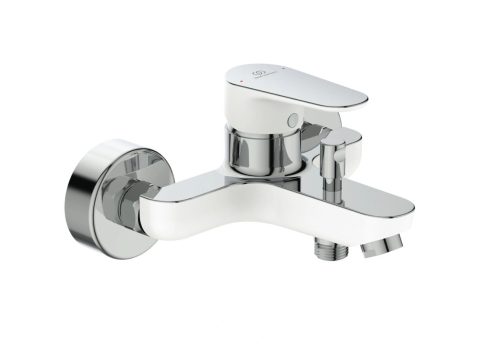 IDEAL STANDARD TYRIA Смесител за вана и душ за баня бял/хром BC157HO