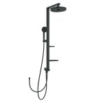 IDEAL STANDARD CERAFLOW ALU+ Душ система за стенен смесител с аксесоари /без смесител/ черен мат BD585XG