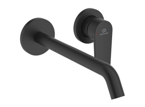 IDEAL STANDARD CERAFINE O NUOVO Смесител стенен за вграждане за мивка 180мм /без тяло A1313NU/ черен мат BD776XG