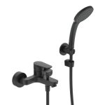 IDEAL STANDARD CERAFINE O Смесител за стенен за вана и душ с окачване и ръчен душ черен мат BC706XG
