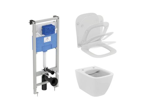 Ideal Standard PROSYS 120 M I.LIFE S Структура за вграждане с конзолна тоалетна чиния RimLS+ R052201