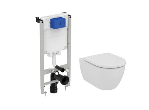 Ideal Standard PROSYS ECO 2.0 M ELLISSE Структура за вграждане с конзолна тоалетна чиния RimLS+ R061601