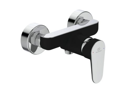 IDEAL STANDARD TYRIA Смесител за душ за баня, черен/хром BC156HS