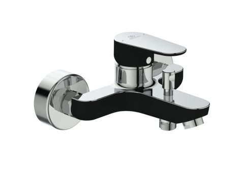 IDEAL STANDARD TYRIA Смесител за вана и душ за баня черен/хром BC157HS