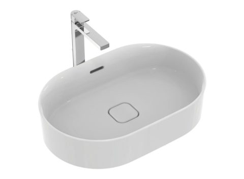IDEAL STANDARD STRADA 2 Мивка за баня 600х400х180мм за монтаж върху мебел/плот с преливник T360401