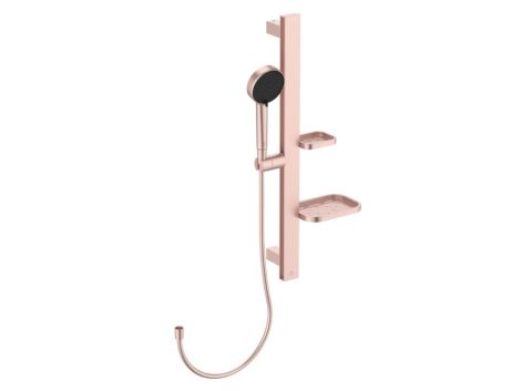 IDEAL STANDARD IDEALRAIN ALU+ комплект окачване 600мм с ръчен душ и полици розе