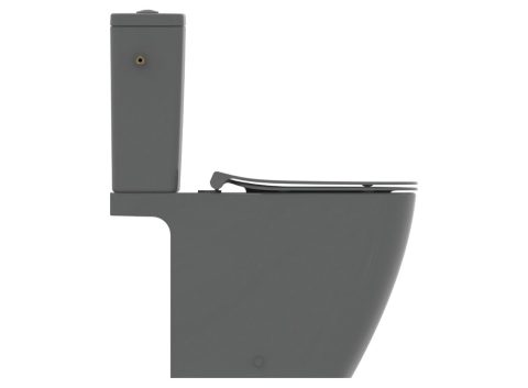 Ideal Standard i.life B Моноблок 665х360х790мм RimLS+ с комбинирано оттичане, казанче 3/6л. и тоалетна седалка с плавно затваряне сив T534858