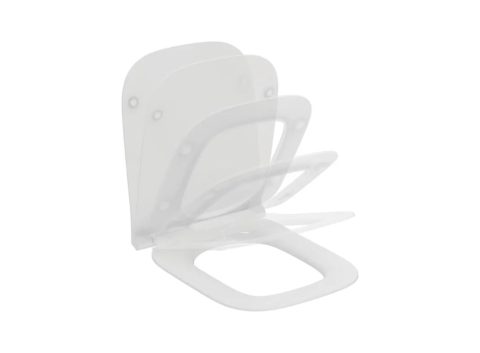 IDEAL STANDARD I.LIFE B ултра тънка седалка с плавно затваряне и Easy Take Off крепежи T500301