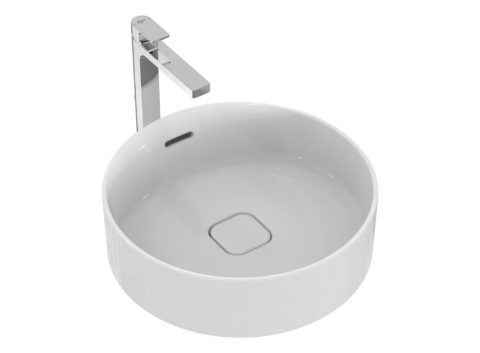 IDEAL STANDARD STRADA 2 Мивка за баня 380х380х180мм за монтаж върху мебел/плот с преливник T292901