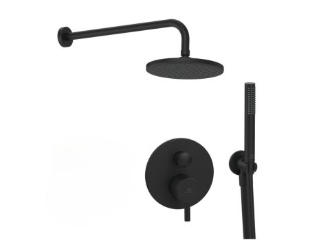IDEAL STANDARD CERALINE Смесител за вграждане за вана/душ с тяло и аксесоари черен мат BD192XG