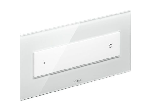 VIEGA VISIGN FOR STYLE 12 Бутон за структура закалено стъкло прозрочно сиво/бяло 690595