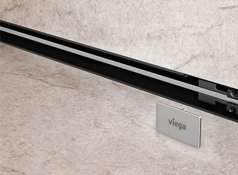 VIEGA ADVANTIX VARIO Шина за линеен сифон за стена хром 300-1200мм SR2 736576
