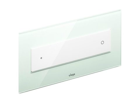 VIEGA VISIGN FOR STYLE 12 Бутон за структура – закалено стъкло прозрочно мента/бяло 690649
