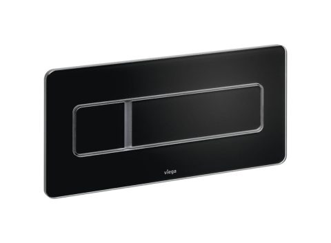 VIEGA VISIGN FOR MORE 105 Бутон за структура закалено стъкло черно 758837